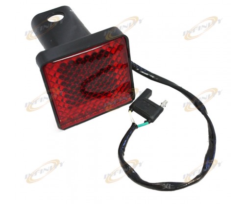 2" TRAILER HITCHES HITCH COVER BRAKE LIGHT FOR STANDARD